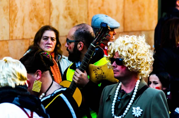 Velez Malaga Espanha Fevereiro 2018 Carnaval Estruturas — Fotografia de Stock