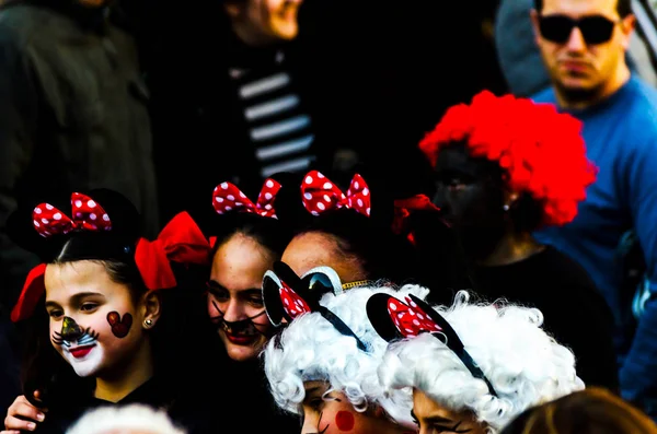 Velez Malaga Španělsko Února 2018 Karneval Ulicích — Stock fotografie