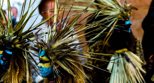 Nerja, İspanya - 10 Şubat 2018, karnaval sokaklarda