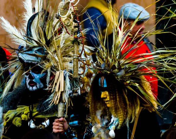 Nerja Spain February 2018 Carnival Streets — Stok Foto