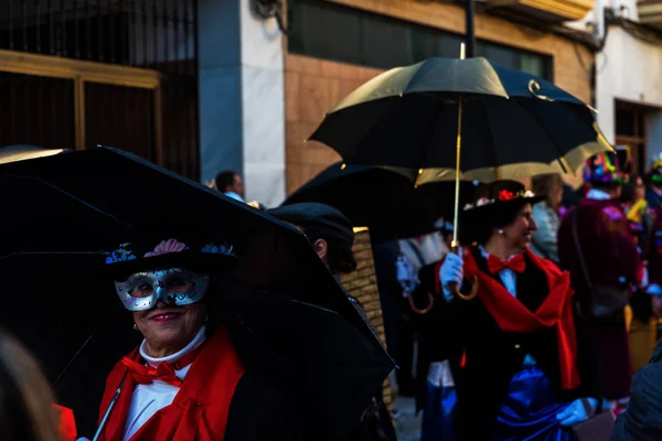 Nerja España Febrero 2018 Carnaval Las Calle — Foto de Stock