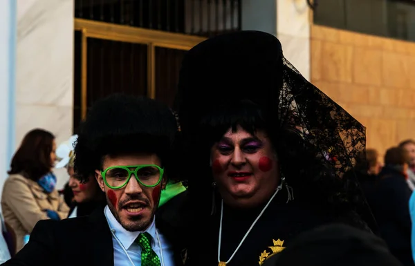 Nerja España Febrero 2018 Carnaval Las Calle — Foto de Stock