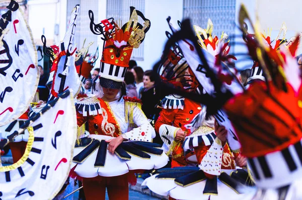 Nerja España Febrero 2018 Carnaval Las Calle —  Fotos de Stock
