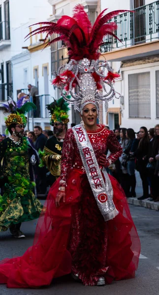 Nerja Hiszpania Lutego 201 — Zdjęcie stockowe