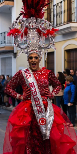 Nerja, İspanya - 10 Şubat 201
