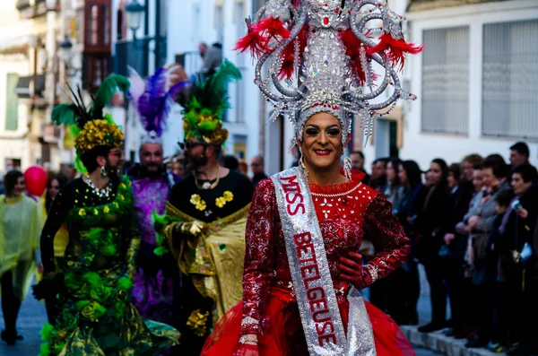 Nerja, İspanya - 10 Şubat 201