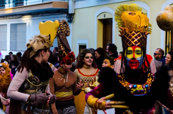 Nerja Hiszpania Lutego 201 — Zdjęcie stockowe