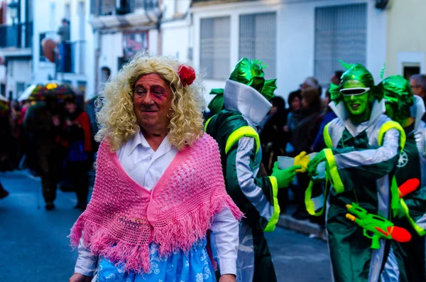 Nerja, İspanya - 10 Şubat 201