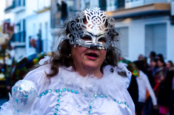 Nerja Spain Февраля 201 — стоковое фото