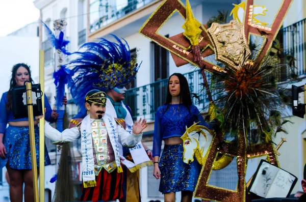 Nerja Hiszpania Lutego 201 — Zdjęcie stockowe