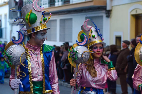 Nerja Spain Февраля 201 — стоковое фото