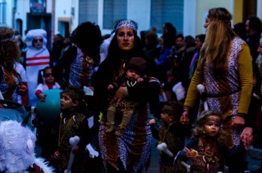 Nerja, İspanya - 10 Şubat 201