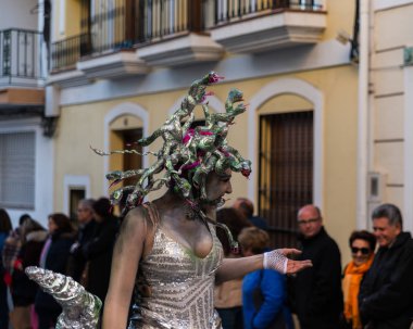 Nerja, İspanya - 10 Şubat 201