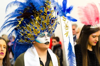 Nerja, İspanya - 11 Şubat 201