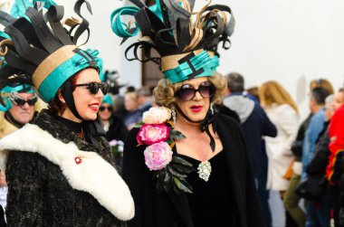 Nerja, İspanya - 11 Şubat 201