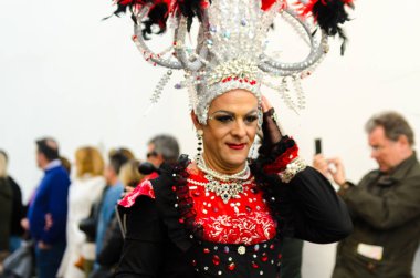 Nerja, İspanya - 11 Şubat 201