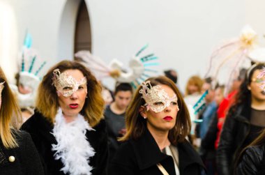 Nerja, İspanya - 11 Şubat 201