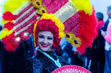 Nerja, İspanya - 11 Şubat 201