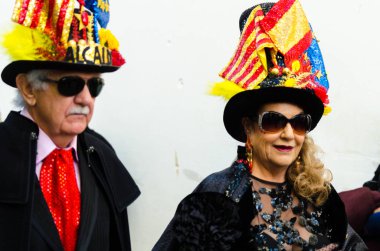 Nerja, İspanya - 11 Şubat 201