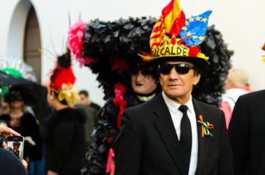 Nerja, İspanya - 11 Şubat 201