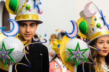 Nerja, İspanya - 11 Şubat 201