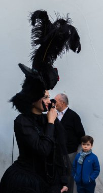 Nerja, İspanya - 11 Şubat 201