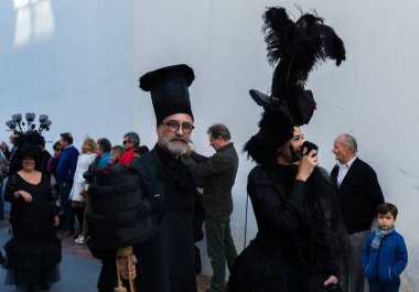Nerja, İspanya - 11 Şubat 201