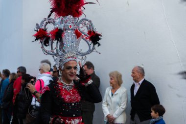 Nerja, İspanya - 11 Şubat 201