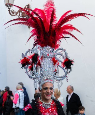 Nerja, İspanya - 11 Şubat 201