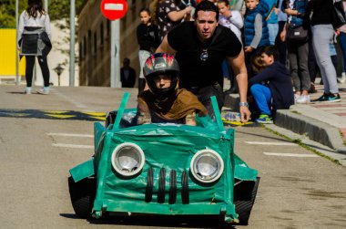 Velez Malaga, İspanya - 14 Nisan 2018 