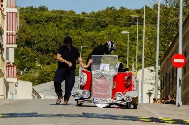 Velez Malaga, İspanya - 14 Nisan 2018 