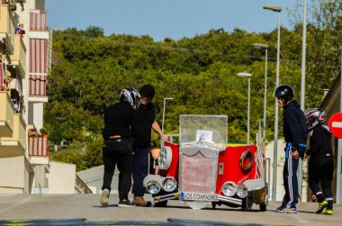 Velez Malaga, İspanya - 14 Nisan 2018 