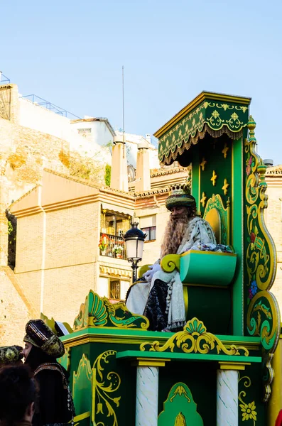 Velez Malaga Spanien Parad Januari 2018 Med Anledning Den Epiphany — Stockfoto