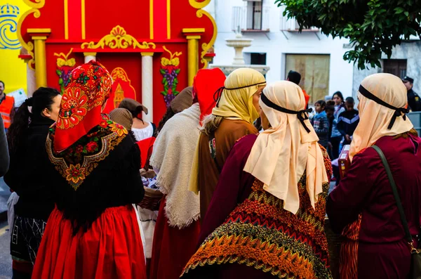 Velez Malaga Spanien Januar 2018 Parade Anlässlich Des Festes Der — Stockfoto