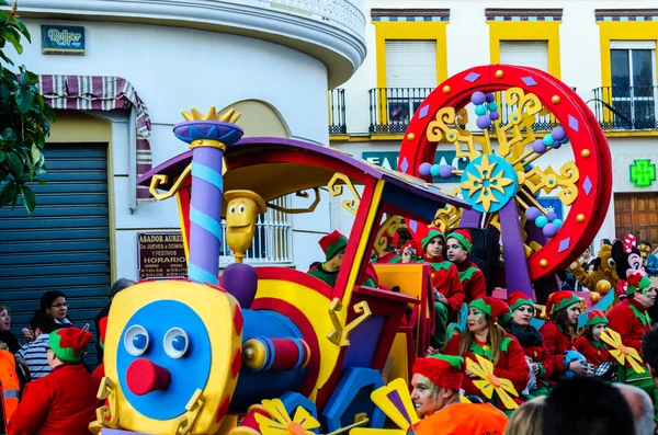 Velez Malaga Spanien Parad Januari 2018 Med Anledning Den Epiphany — Stockfoto