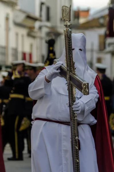 Velez Malaga Espanha Março 2018 Pessoas Que Participam Procissão Conectadas — Fotografia de Stock