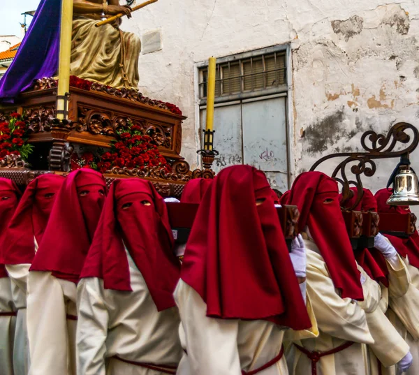 Μαρτίου 2018 Velez Μάλαγα Ισπανία Άνθρωποι Συμμετέχουν Στην Πομπή Την — Φωτογραφία Αρχείου