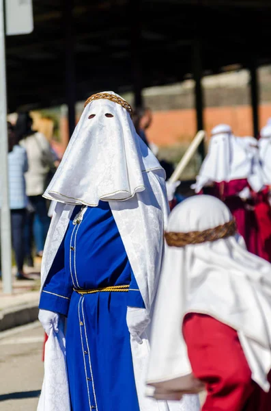 Velez Μάλαγα Ισπανία Μαρτίου 2018 Άνθρωποι Συμμετέχουν Στην Πομπή Την — Φωτογραφία Αρχείου