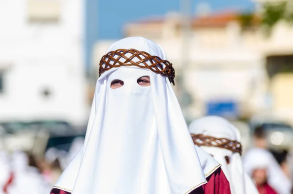 Velez Malaga Španělsko Března 2018 Lidí Účastní Procesí Svatého Týdne — Stock fotografie