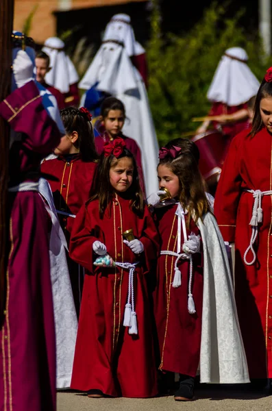 Velez Malaga Espagne Mars 2018 Les Personnes Participant Procession Semaine — Photo