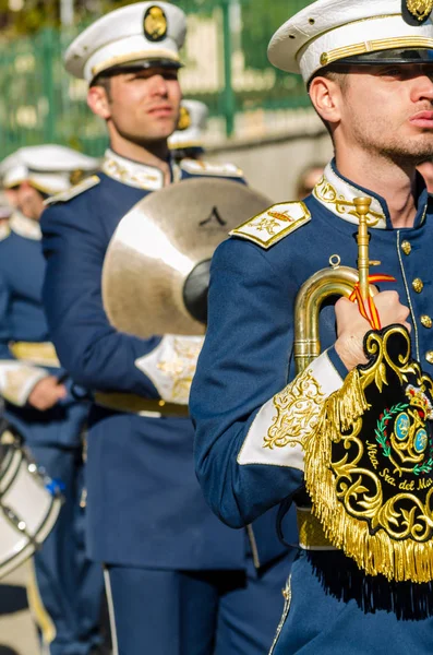 Velez Malaga Spanien März 2018 Teilnehmende Personen Der Prozession Der — Stockfoto