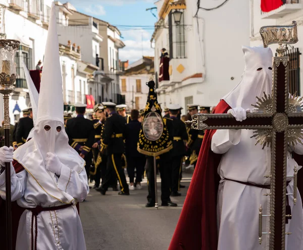 Velez Malaga Spanje Mensen Maart 2018 Deelnemen Aan Processie Heilige — Stockfoto