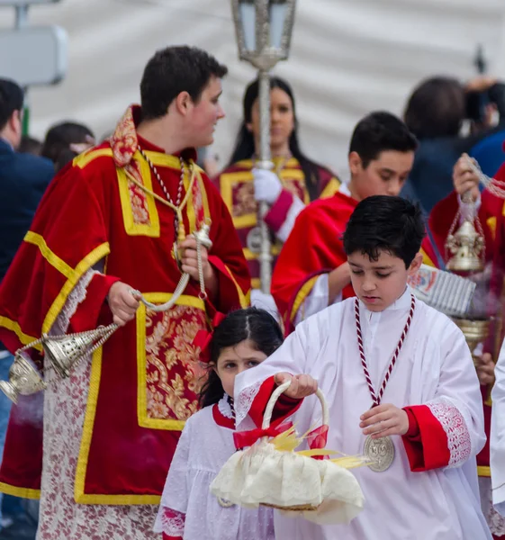 Velez Malaga Espagne Mars 2018 Les Personnes Participant Procession Semaine — Photo