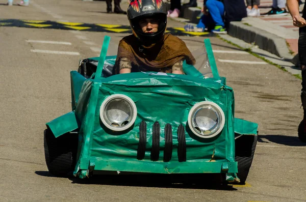 Velez Malaga Spagna Aprile 2018 Autos Locos Divertimento Tradizionale Che — Foto Stock