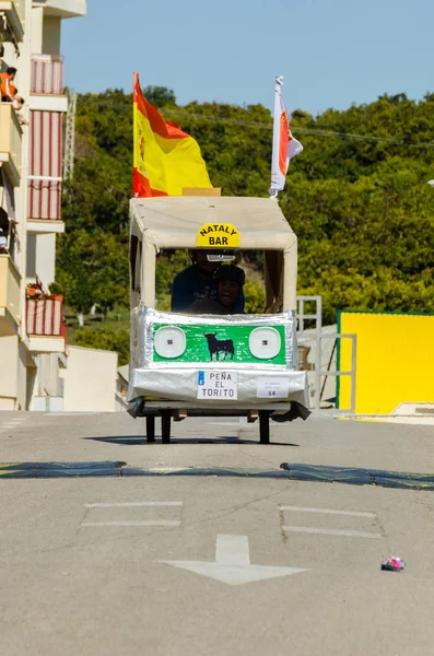 Velez Malaga España Abril 2018 Autos Locos Tradicional Diversión Que — Foto de Stock