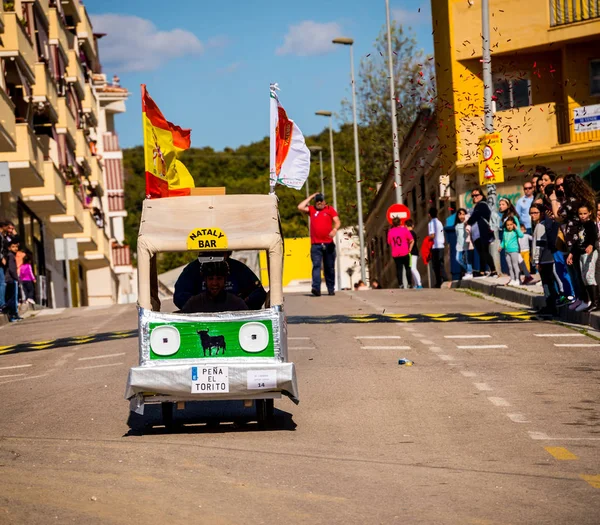 Velez Malaga Spagna Aprile 2018 Autos Locos Divertimento Tradizionale Che — Foto Stock