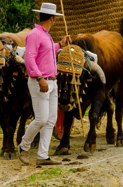 Almayate Spanien April 2018 Tävling Den Andalusiska Staden Almayate Baserat — Stockfoto