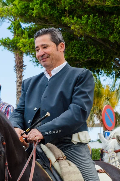 Torre Del Mar España Abril 2018 Personas Que Participan Celebración — Foto de Stock