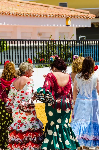 Torre Del Mar Spain April 2018 People Participating Celebration Catholic — Stock Photo, Image