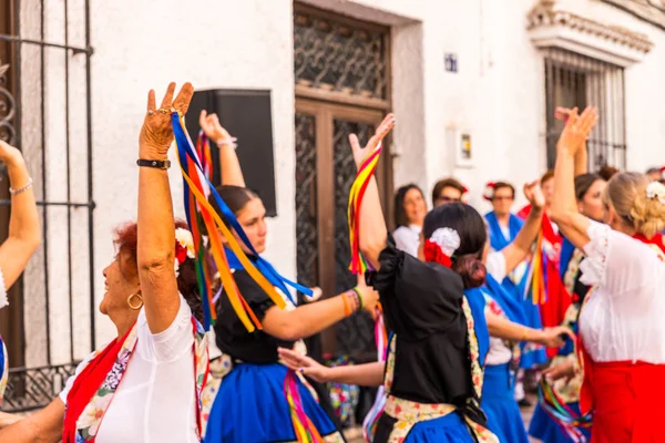 Nerja Espagne Mai 2018 Personnes Participant Une Danse Folklorique Traditionnelle — Photo